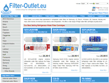 Tablet Screenshot of filter-outlet.eu